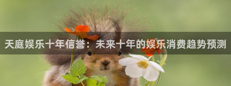 壹号app下载：天庭娱乐十年信誉：未来十年的娱乐消费趋势预测